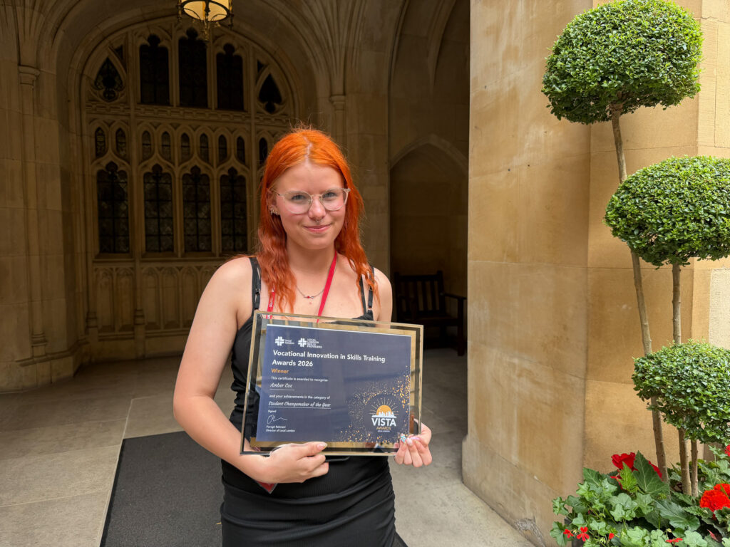 Student Changemaker of the Year at VISTA Awards 2026